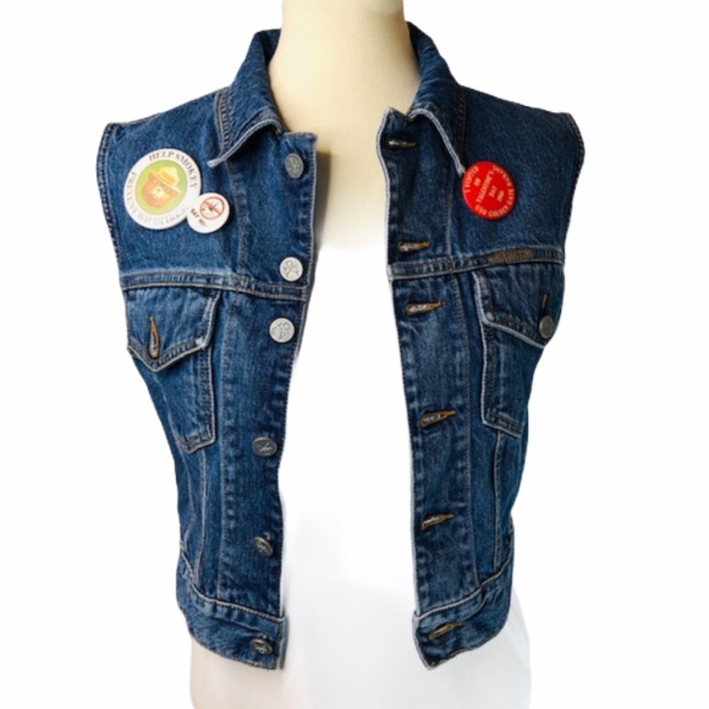Calvin Klein Denim Vest Rare